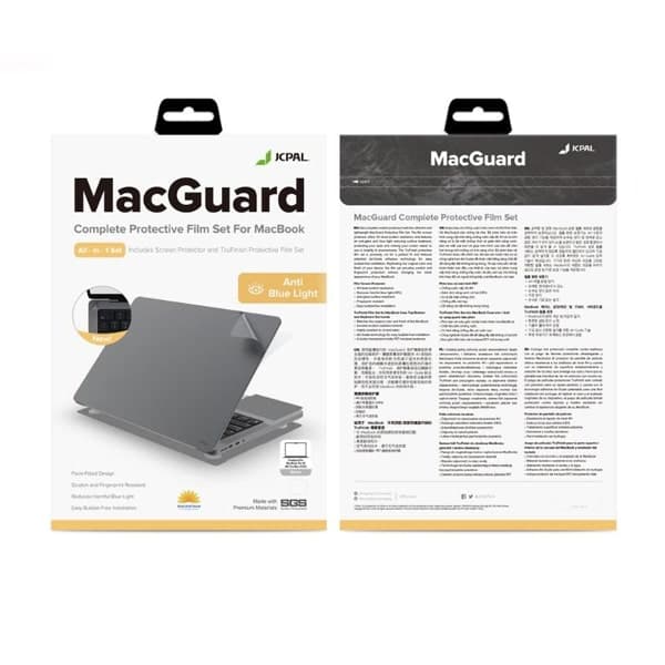 Bộ Dán Full JCPAL Macguard Macbook Air 13 Inch M2 / M3 / M4