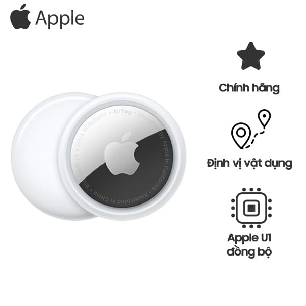 Thiết bị định vị thông minh Apple  AirTag - 1 Pack | Chính Hãng Apple Việt Nam