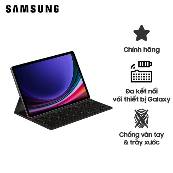 Bao Da Kèm Bàn Phím Tab S9 Likenew Fullbox