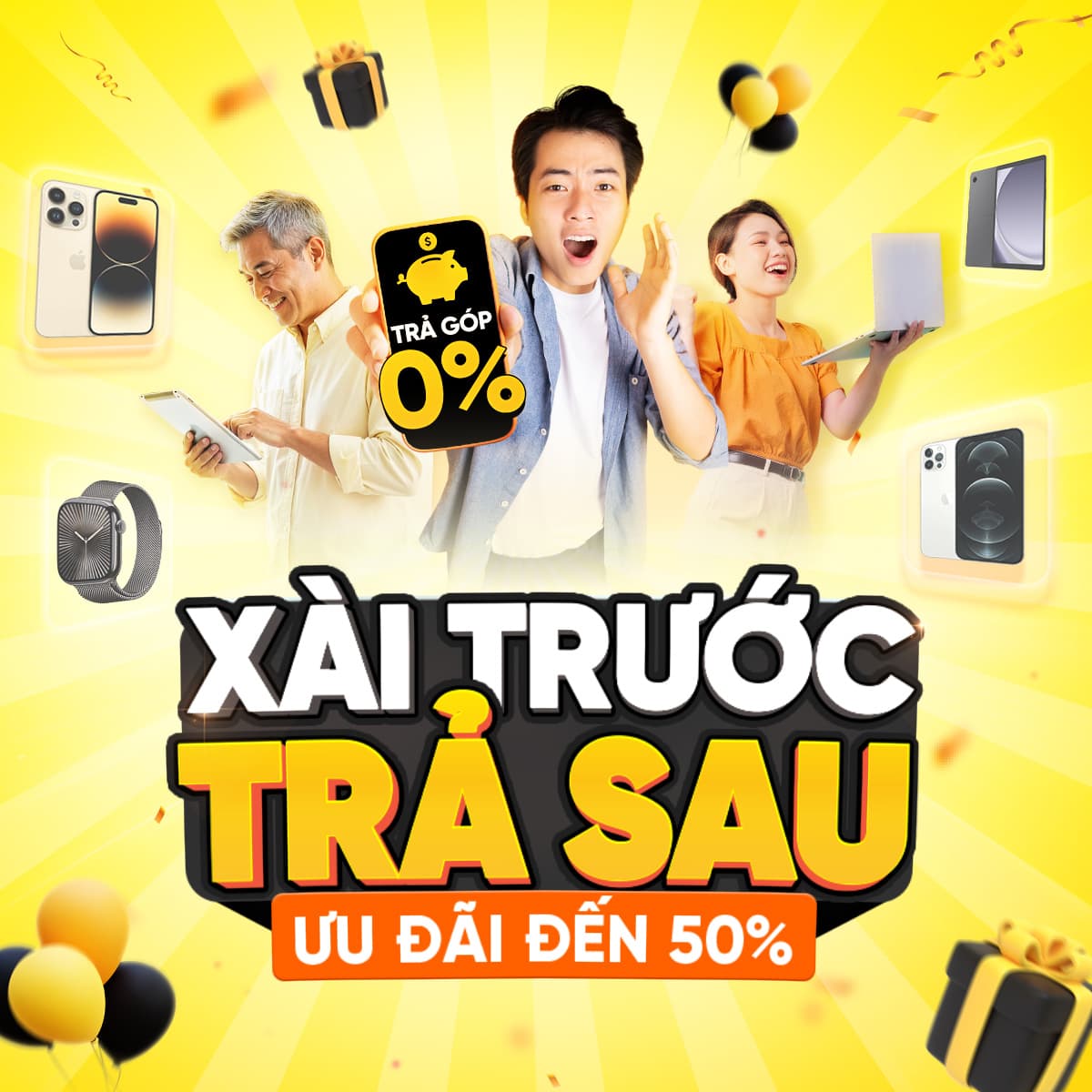 TRẢ GÓP SIÊU DỄ - LÃI SUẤT 0% | THỦ TỤC ĐƠN GIẢN | DUYỆT HỒ SƠ NHANH CHÓNG