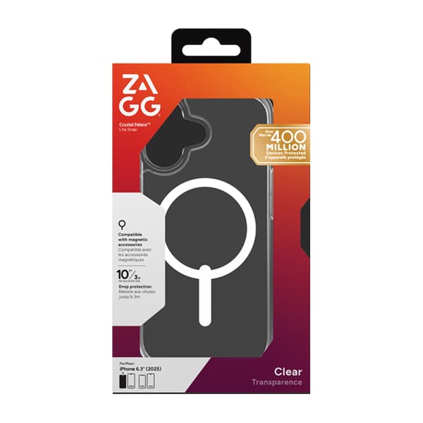 Ốp Lưng Magsafe ZAGG Trong Suốt ESNTL Hampton Snap Lite Cho iPhone 17 Series