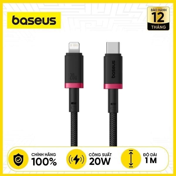 Cáp Baseus Dura Series Type-C To Lightning 20W 1m