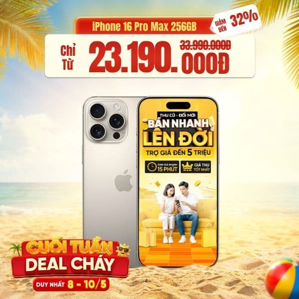 iPhone 16 Pro Max 256GB Cũ 99%