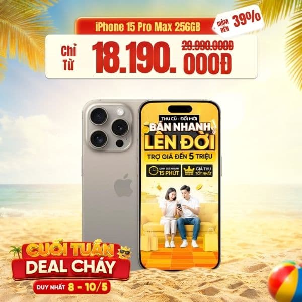 iPhone 15 Pro Max 256GB Cũ 99%