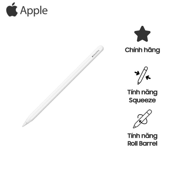 Bút cảm ứng Apple Pencil Pro MX2D3 2024 | Chính Hãng Apple Việt Nam