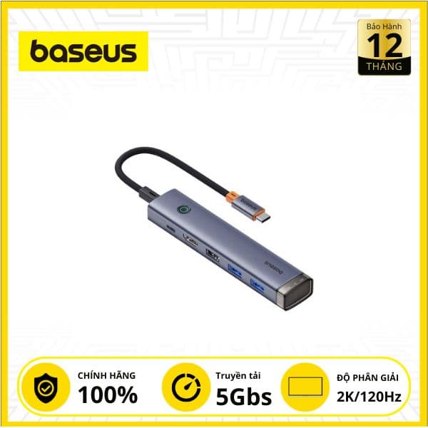 Hub Chuyển Đổi Baseus UltraJoy AIR Space 5 cổng