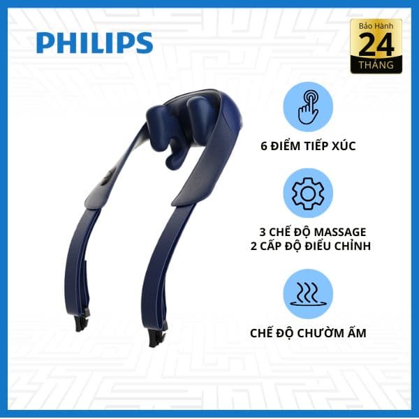Máy Massage Cổ Vai Gáy Philips PPM3522 Chính Hãng