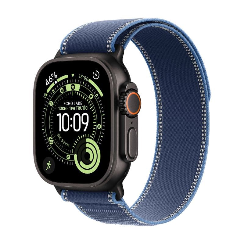 Apple Watch Ultra 3 49mm GPS + Cellular Viền Titanium Đen - Dây Trail Chính Hãng Apple Việt Nam
