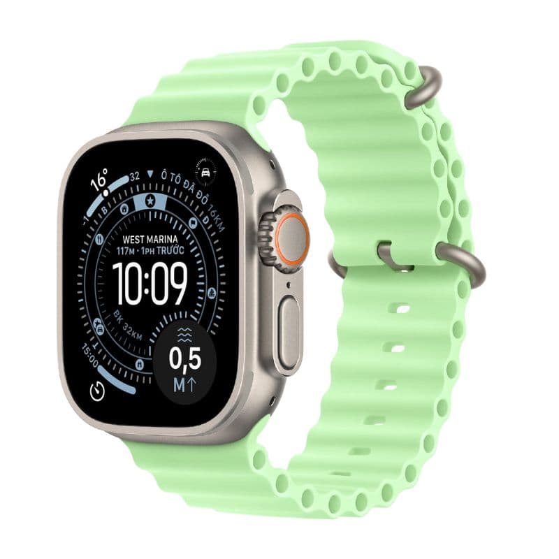 Apple Watch Ultra 3 49mm GPS + Cellular Viền Titanium Tự Nhiên - Dây Ocean Chính Hãng Apple Việt Nam