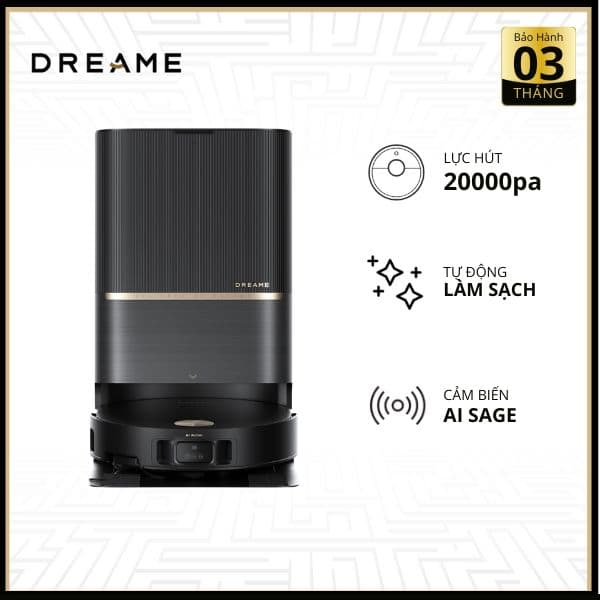 Robot hút bụi lau nhà tự động làm sạch Dreame X50 Ultra Likenew Fullbox